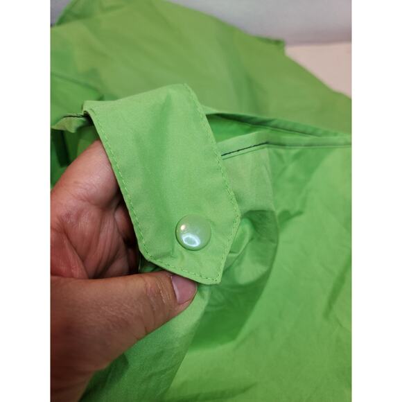 Crocs Youth‎ Green Packable Poncho Rain Jacket One Size Outdoor Festival - Picture 5 of 8